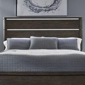 Liberty Furniture 732-BR15 Cascade Falls - King Panel Headboard - Satin Espresso
