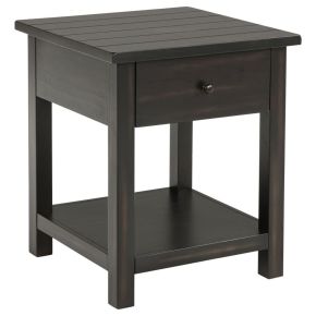 Coaster Fine Furniture 710567 Payne - 1-Drawer Wood End Table With Shelf - Java
