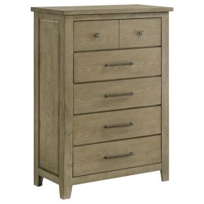 Coaster Fine Furniture 207535 Hazlewood - 5-Drawer Bedroom Chest Of Drawers - Vineyard Oak