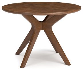 Signature Design by Ashley® D615-15 Lyncott - Round Dining Room Table - Brown