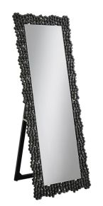 CoasterEveryday 961422 Mckay - Acrylic Frame Standing Mirror - Smokey Gray