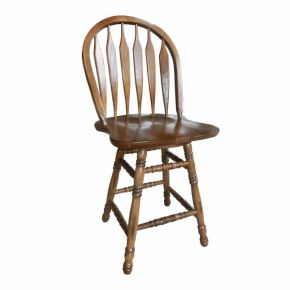 Tennessee Enterprises 5125BW 24" Colonial Windsor Swivel Barstool