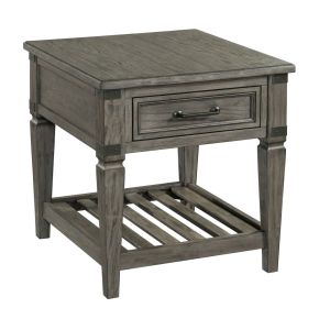 Intercon FR-TA-2426-PEW-C Intercon FR-TA-2426-PEW-C Foundry - End Table - Brushed Pewter