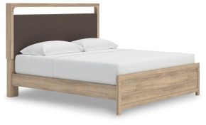 Ashley Furniture PCB1360B16 Kinlanni - King Upholstered Platform Bed - Tan