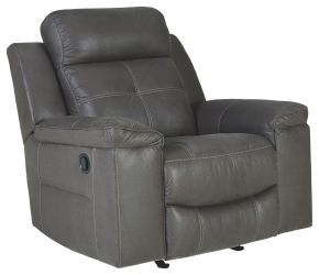 Ashley Furniture 8670525 Jesolo - Dark Gray - Rocker Recliner