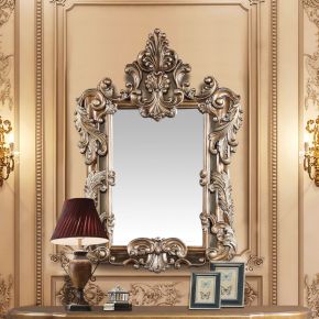 ACME BD00473 Constantine - Mirror - Brown & Gold