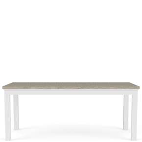Riverside Furniture 37250 Cora - Rectangular Leg Dining Table - Cloud / Fog
