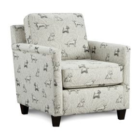Furniture of America SM8188-CH-DG Pocklington - Accent Chair - Dog Multi