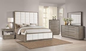 Coaster Fine Furniture 223271KE-S5 Durango - 5 Piece Eastern King Bedroom Set - Washed Oak