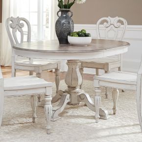 Liberty Furniture 244-T4260 Magnolia Manor - Pedestal Table Top - White