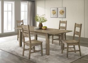 Coaster Fine Furniture 192921-S5 Cardova - 5 Piece Extension Table Dining Set - Vineyard Oak