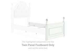 Signature Design by Ashley® PCB1819-52 Kozlani - Twin Panel Footboard - White