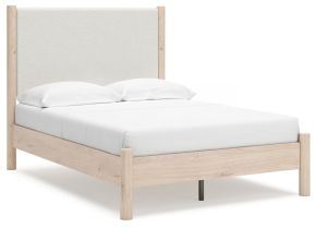 Signature Design by Ashley® B2615B8 Cadmori - Full Upholstered Panel Bed - Two-tone