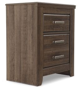 Ashley Furniture B251-92 Juararo - Two Drawer Night Stand - Dark Brown
