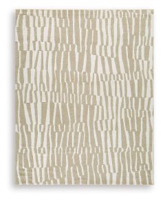 Ashley Furniture R407631 Corrbell - 8' x 10' Rug - Beige / White