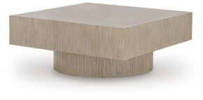 Ashley Furniture T712-8 Ashley Furniture T712-8 Jorielyn - Square Cocktail Table - Light Grayish Brown