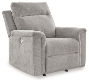 Signature Design by Ashley® 3320198 Barnsana - Power Rocker Recliner - Ash