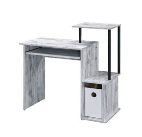 ACME 92762 Lyphre - Desk - Antique White & Black Finish