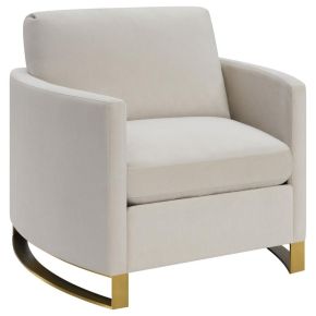 CoasterElevations 508823 Corliss - Upholstered Arched Arm Accent Chair - Beige