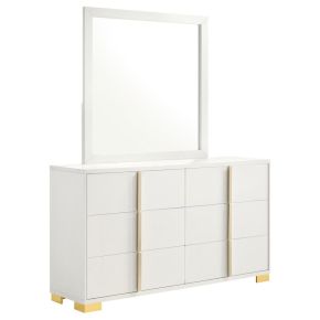 Coaster Fine Furniture 222933M Marceline - 6-Drawer Dresser With Mirror - White