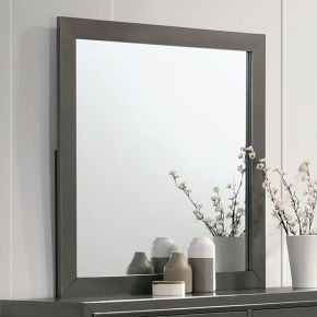 Furniture of America CM7416GY-M Alison - Mirror - Dark Gray