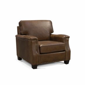 England Furniture 5304ALN Salem Leather Chair with nails