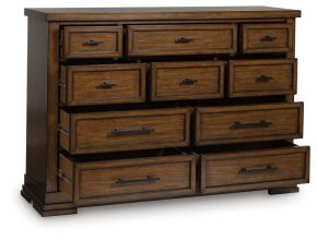 Benchcraft® B849-31 Taffenbrook - Dresser - Medium Brown