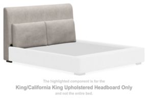 Signature Design by Ashley® B974-78 Cabalynn - King/Cal King Uph Headboard - Oatmeal