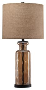 Ashley Furniture L431414 Laurentia - Glass Table Lamp - Champagne