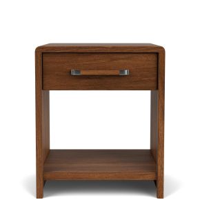 Riverside Furniture 83769 Elsie - 1 Drawer Nightstand - Dark Brown