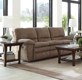 Catnapper 2401-2792/26 Reyes - Lay Flat Reclining Sofa - Portabella