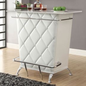 Furniture of America CM-BT6464WH Fuero - Bar Table (K/D) - White