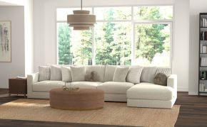 Jackson 2235/36/31/76/4-16 Ritzy - 4 Piece Modular Sectional (RSF Chaise) - Bone