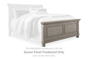 Signature Design by Ashley® B733-54 Lettner - Queen Panel Footboard - Light Gray