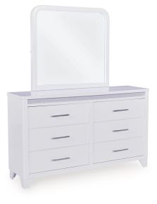 Signature Design by Ashley® PCB392B1 Jarlee - Dresser And Mirror - White