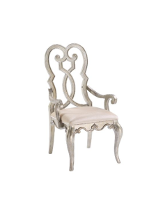 ACME 62203 Esteban - Chair (Set of 2) - Ivory Velvet & Antique Champagne Finish