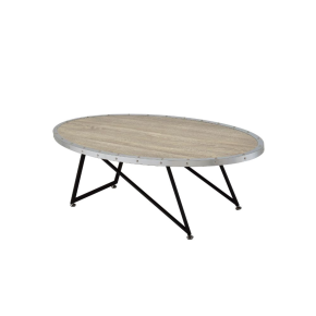 ACME 81730 Allis - Coffee Table - Weathered Gray Oak