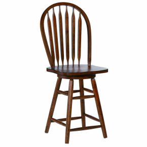 Tennessee Enterprises 5505BW 24" Arrowback Swivel Barstool