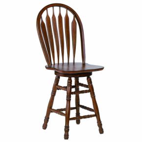 Tennessee Enterprises 5525BW 24" Colonial Windsor Swivel Barstool