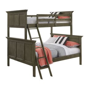 Intercon SM-BR-4660TF-GRY-C San Mateo Youth - Twin Over Full Bunk Bed - Gray