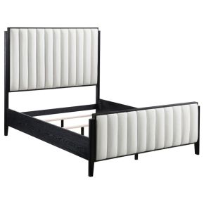 Coaster Fine Furniture 224710KE Brookmead - Upholstered Eastern King Bed - Black