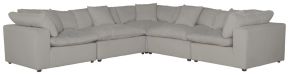 Jackson 4445/31/59-26 Posh - 5 Piece Modular Sectional With 2 Armless, 3 Corners - Dove