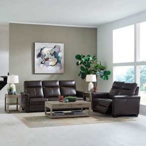 Liberty Furniture 6002CA-UPH-SOLO Crawford - Sofa & Loveseat - Finch Cacao