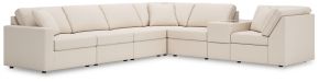 Signature Design by Ashley® 92103S33 Modmax - 7-Piece Sectional With Storage Console And Laf Corner Chair - Oyster