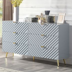 ACME BD01043A ACME BD01043A Gaines - Dresser - Gray High Gloss