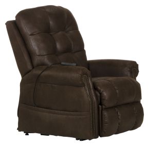 Catnapper 4857-1227/09-3027/09 Ramsey - Power Lift Lay Flat Recliner With Heat & Massage - Sable