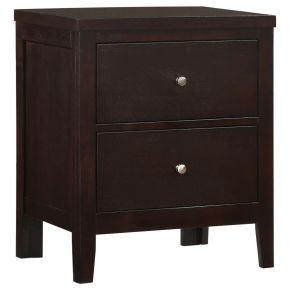 CoasterEveryday 202092 Carlton - 2-Drawer Nightstand - Cappuccino
