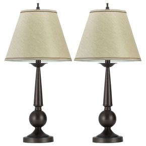 CoasterEveryday 901254 Ochanko - Empire Shade Table Lamp (Set of 2) - Bronze