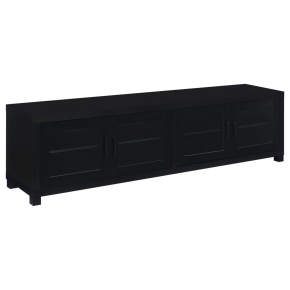 Coaster Fine Furniture 736303 Jupiter - 4 Door Engineered Wood TV Stand - Black