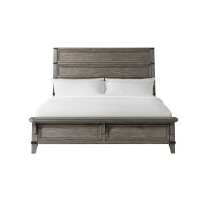 Intercon FG-BR-4965KB-STE-C Forge - King Bed - Brushed Steel